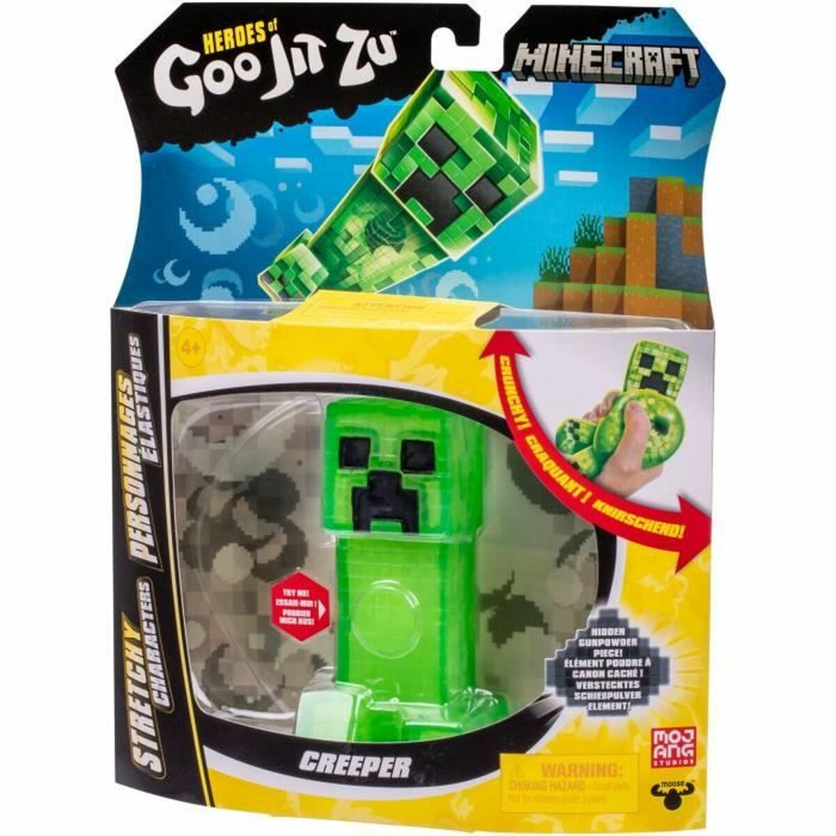 Zglobna figura Goo Jit Zu Creeper de Minecraft